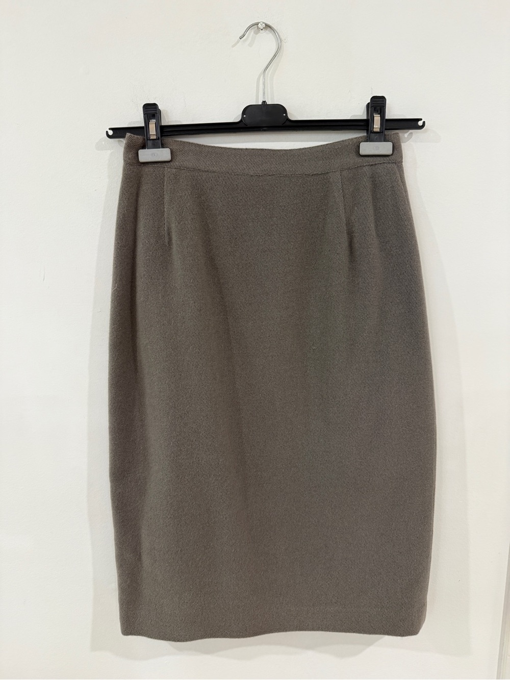 Krizia Taupe Pencil Skirt — Sleek Office Staple